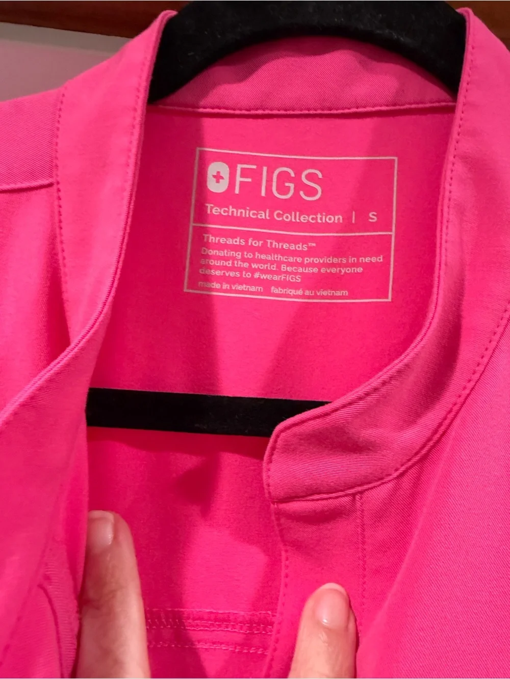 Figs Rapid Response Pink Wide Leg Jumpsuit - Picture 2 of 2